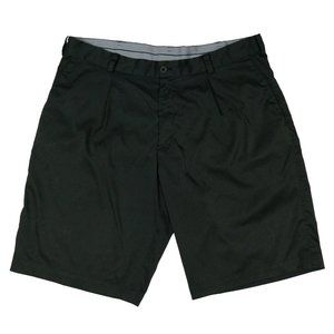 Size 36 G Nike Golf Dri-Fit Mens Black Front Pocket Golfing Shorts